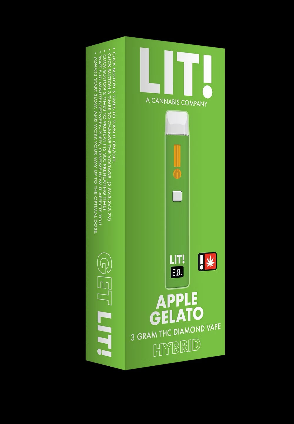 LIT THC Diamond 3g Disposable Vape