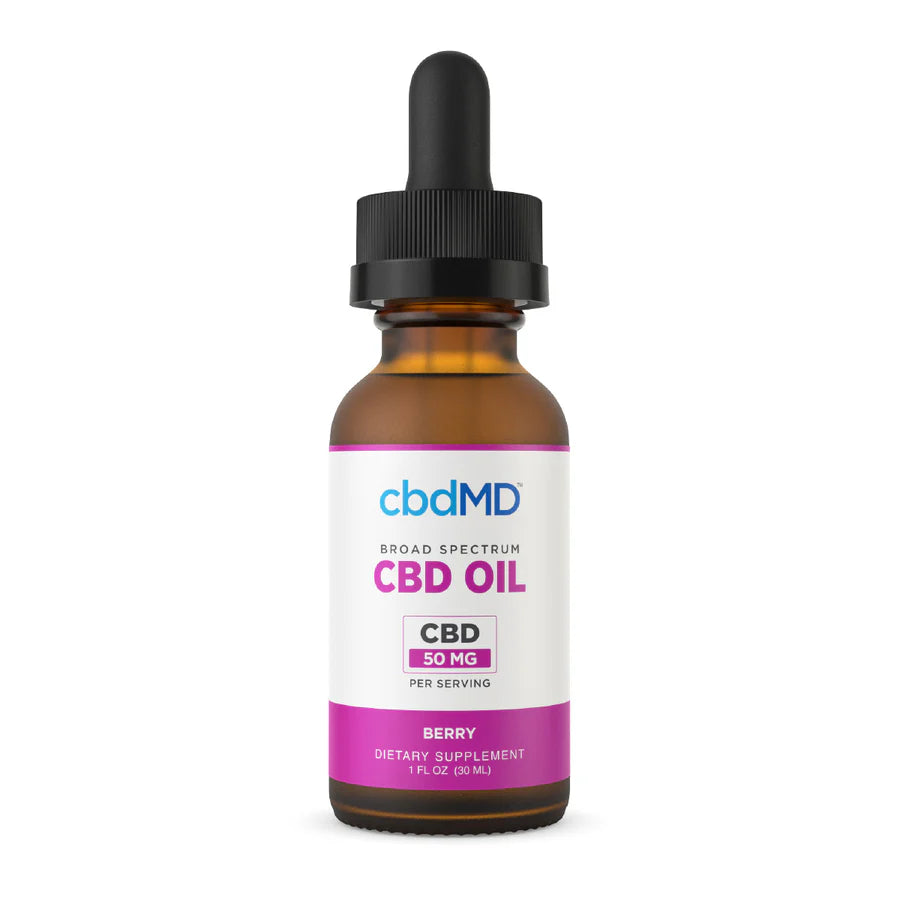 cbdMD Broad Spectrum CBD Oil Tincture 30ml Wholesale - THC-Free Hemp-Derived