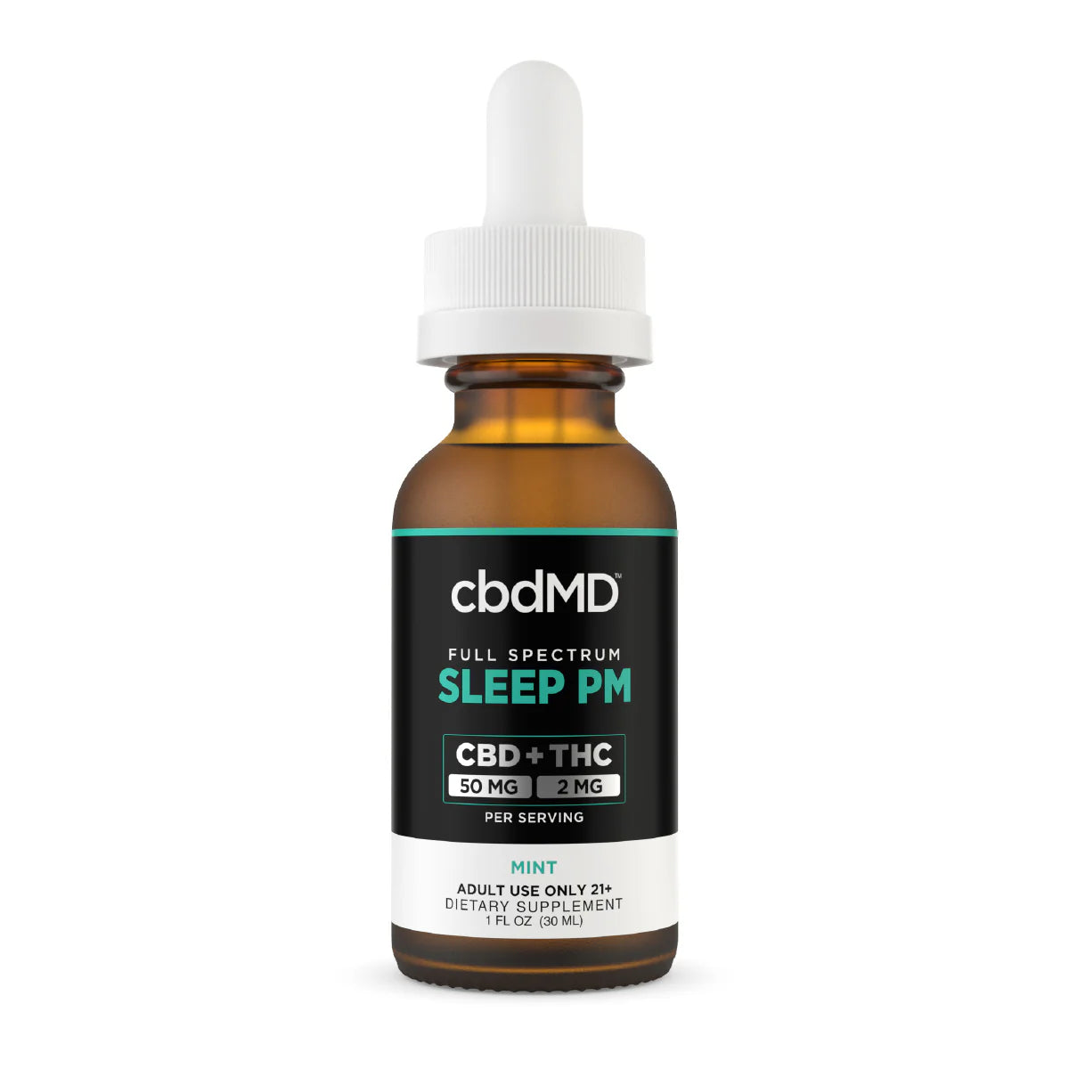 cbdMD Full Spectrum CBD Sleep Tincture 50mg CBD+THC+Melatonin Wholesale - 30ml