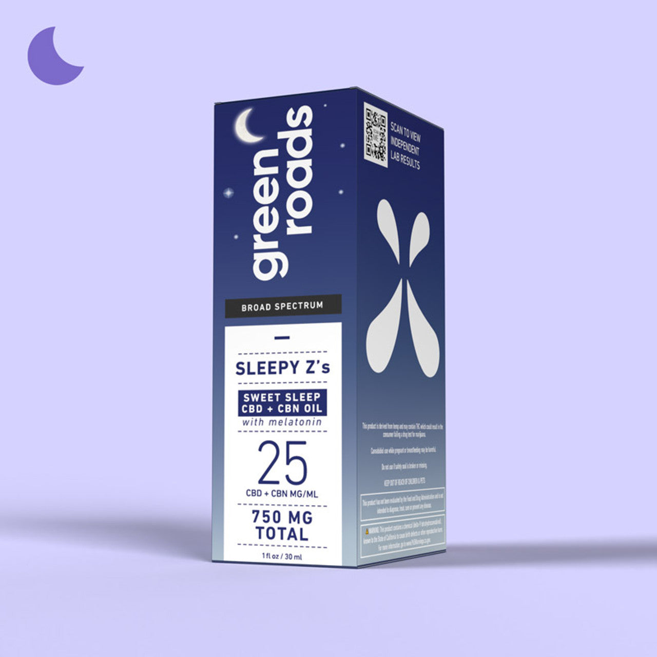 Green Roads Sweet Sleep Broad Spectrum CBD+CBN Oil 30ml 750mg Pack of 4 Wholesale