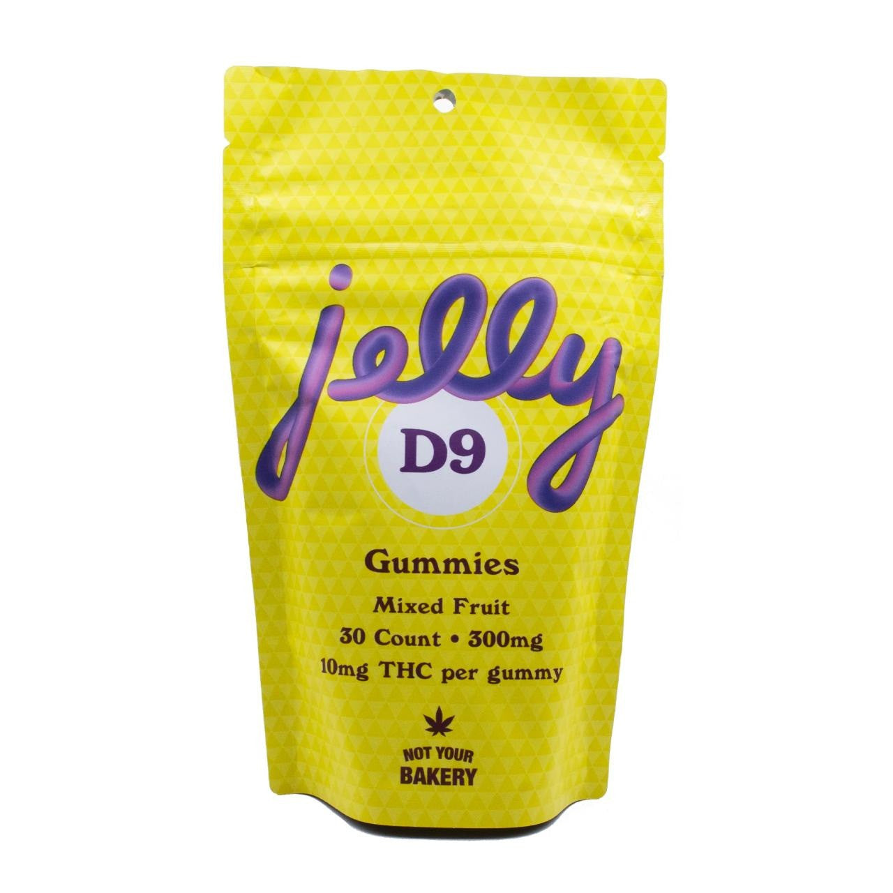 Jelly D9/THC Gummies 300MG-30CT Mixed Fruit/Hybrid
