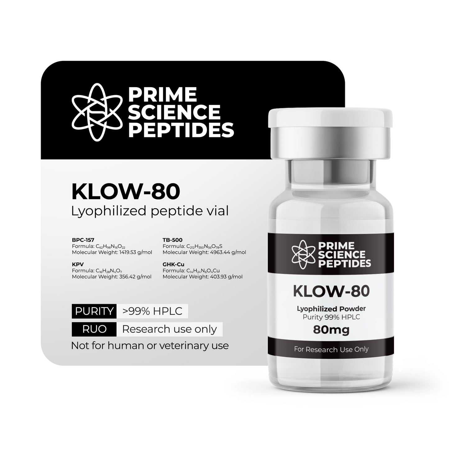 KLOW-80 80mg | Purity 99% HPLC (10 Pack)