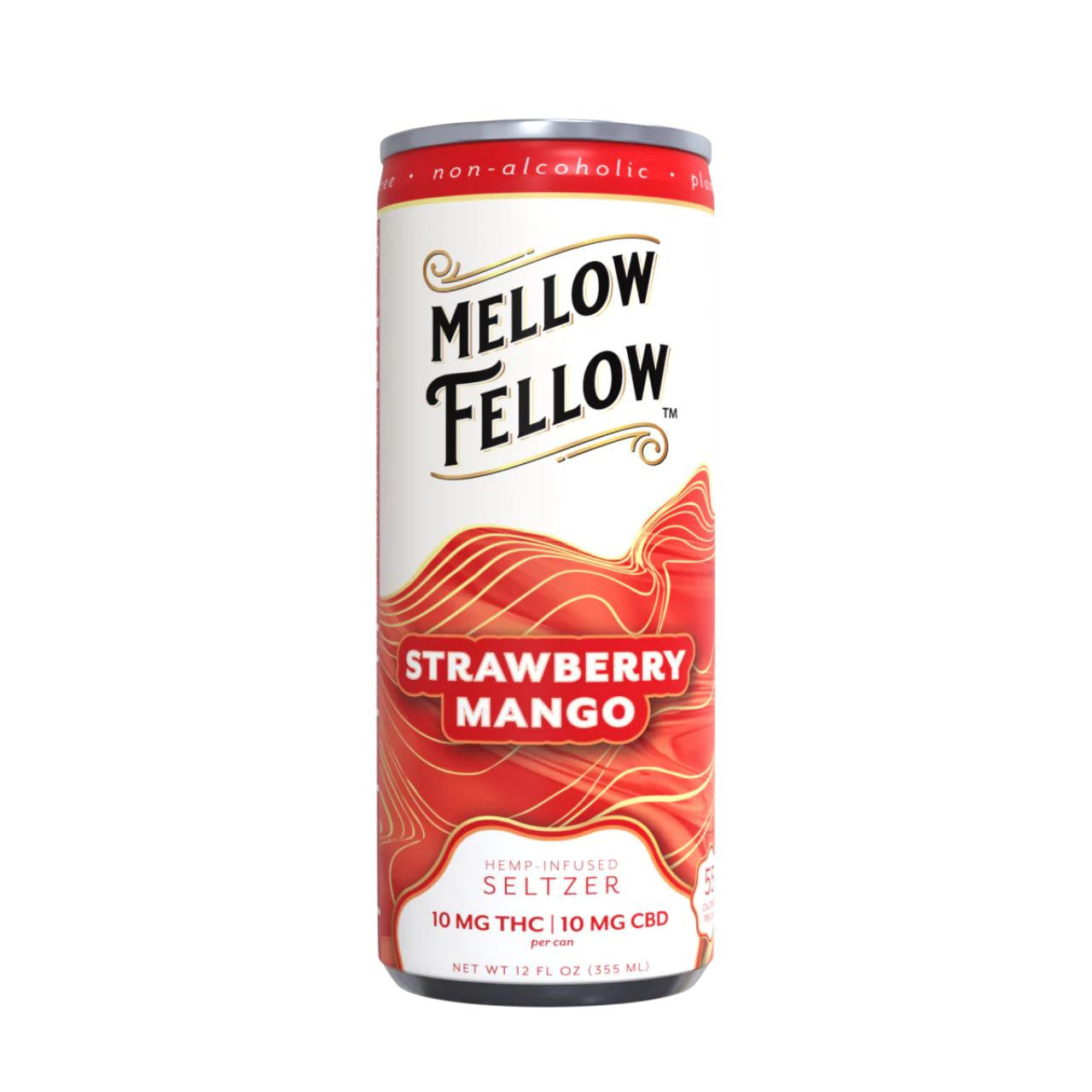 Mellow Fellow Seltzer D9+CBD Beverages 20MG