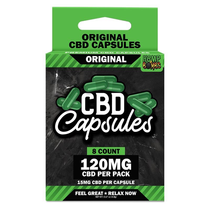 Hemp Bombs CBD Capsules 1500mg 15mg Pack of 6 - Wholesale CBD Pills