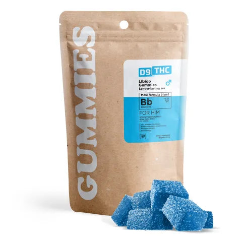 D9 THC Libido Gummies 30ct - Delta-9 Sensual Enhancement | Hemp Edibles