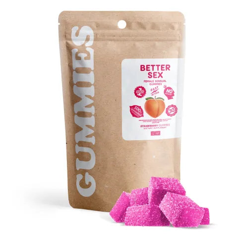 Better Sex Male Enhancement Gummies - Maca Root & Horny Goat Weed | 30ct