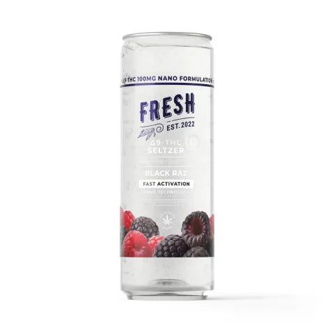 Fresh THC Seltzer - Delta 9 Nano 100mg 12 Pack | Hemp Derived