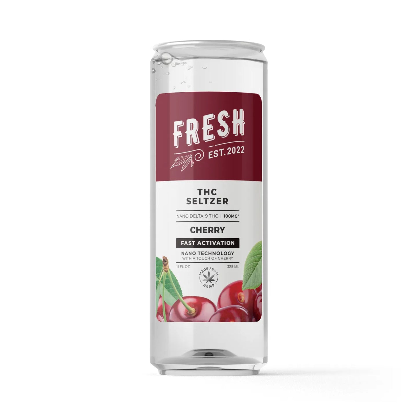 Fresh THC Seltzer - Delta 9 Nano 100mg 12 Pack | Hemp Derived
