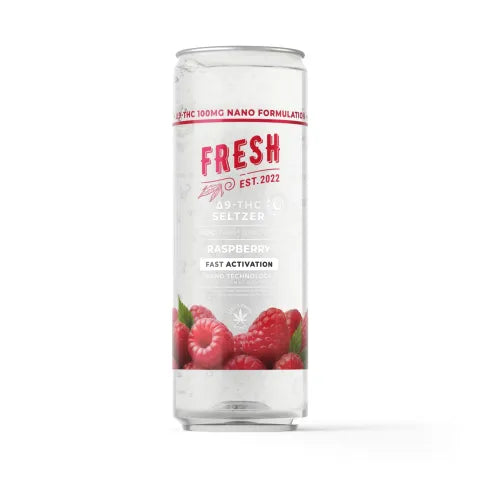 Fresh THC Seltzer - Delta 9 Nano 100mg 12 Pack | Hemp Derived
