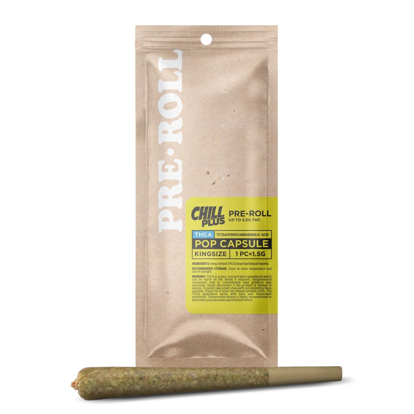 Chill THCA 1.5g Pop Capsule Pre-Roll