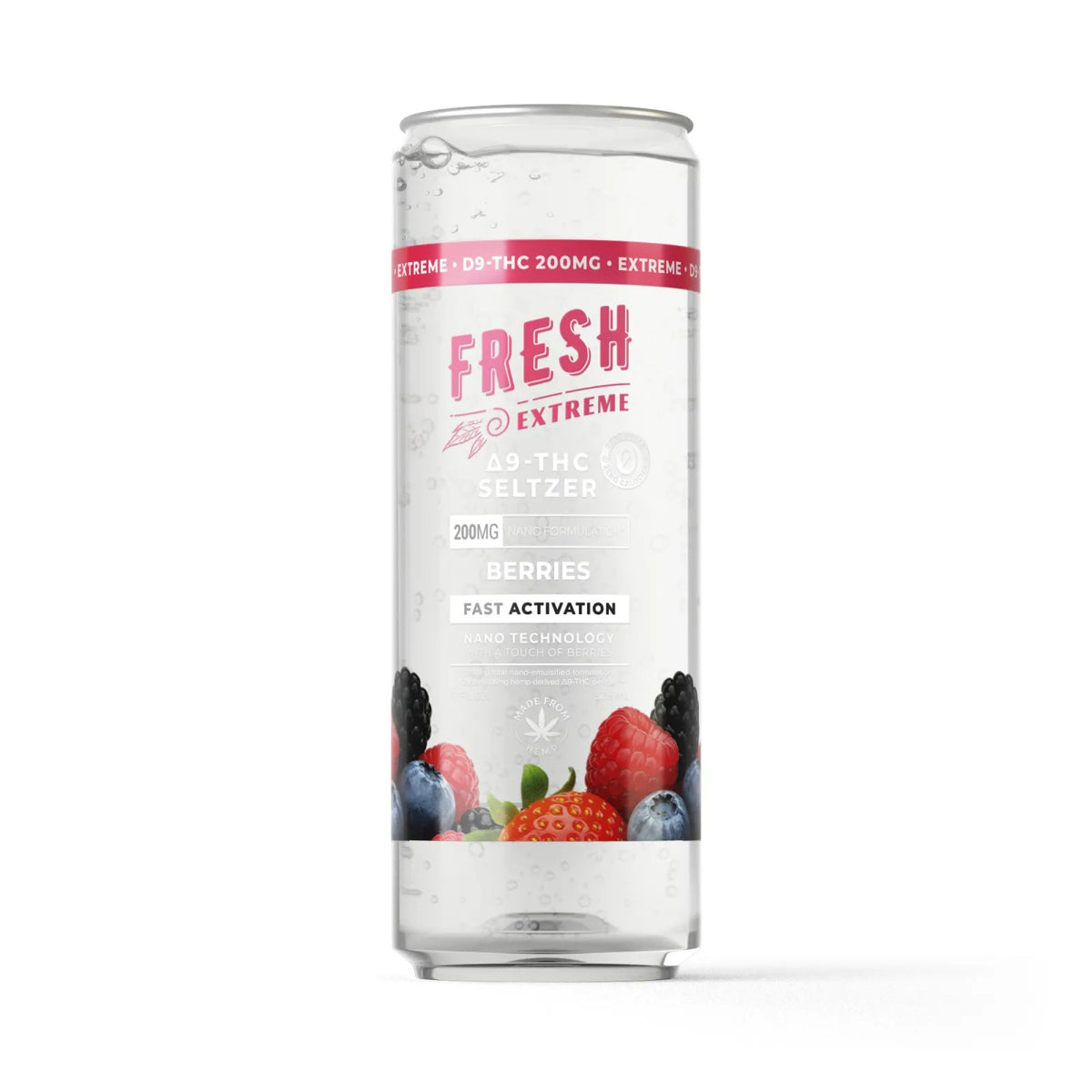 Fresh 200mg THC Seltzer - D9 Nano
