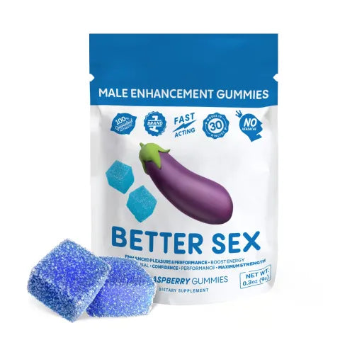 Better Sex 250mg Female Sensual Gummies - Strawberry Botanical Blend | Box of 12