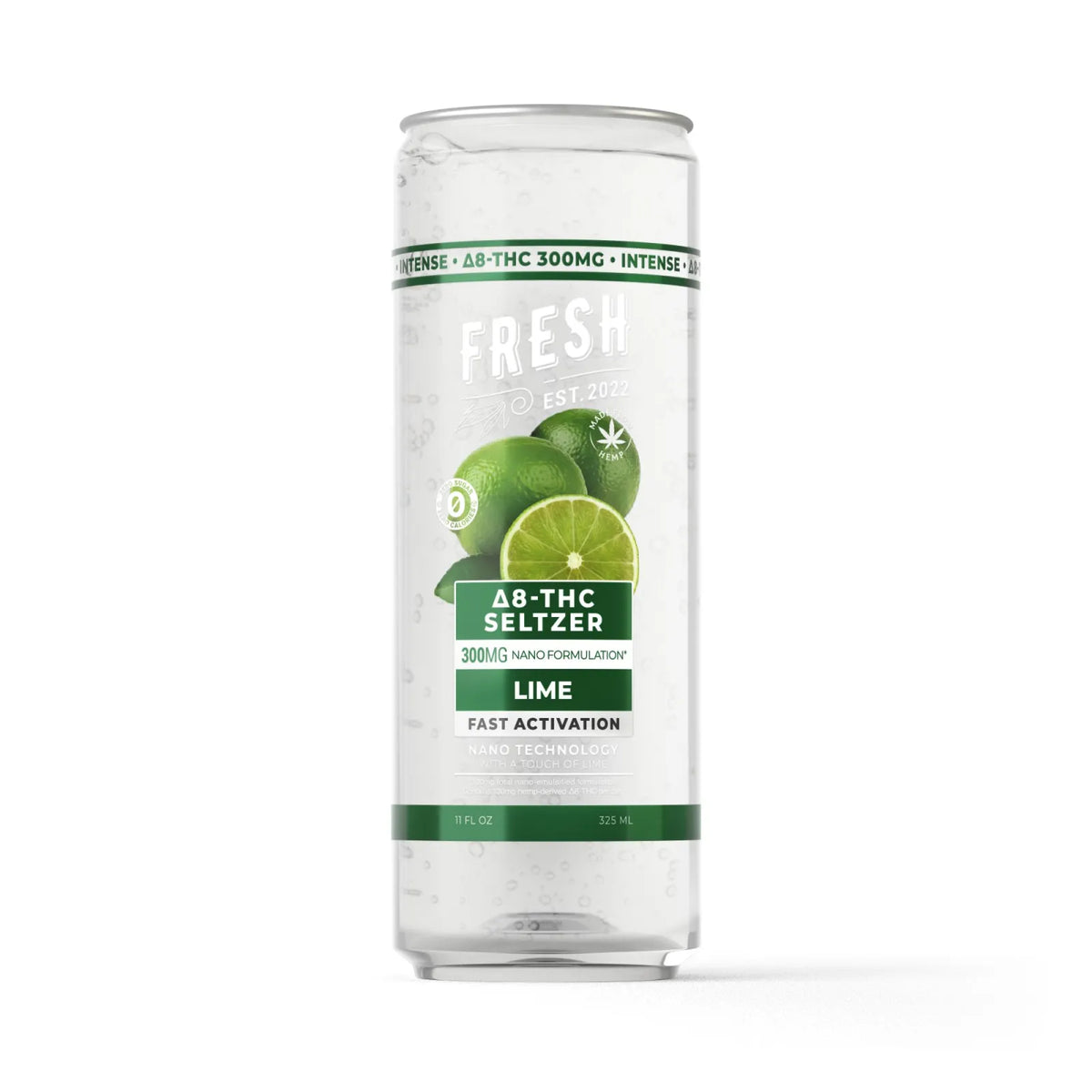Fresh 300mg Berries THC Seltzer D8 Nano