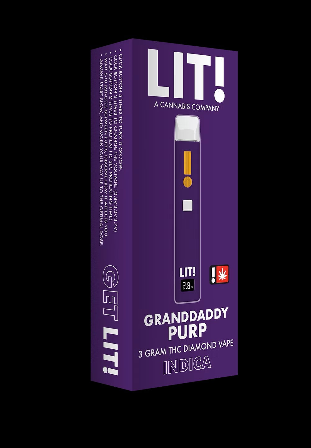 LIT THC Diamond 3g Disposable Vape