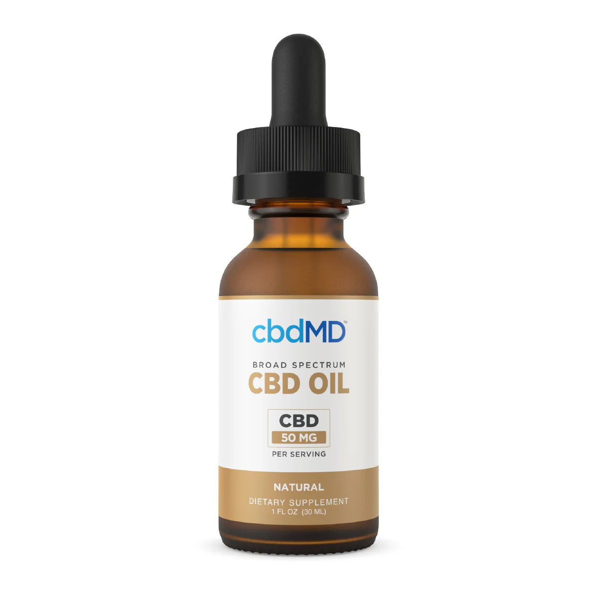 cbdMD Broad Spectrum CBD Oil Tincture 30ml Wholesale - THC-Free Hemp-Derived