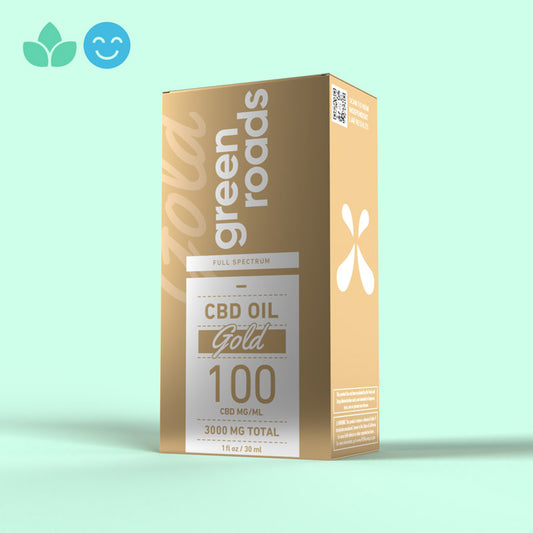 Green Roads Full Spectrum Gold CBD Oil 30ml 3000mg Pack of 4 Wholesale - CBD+THC