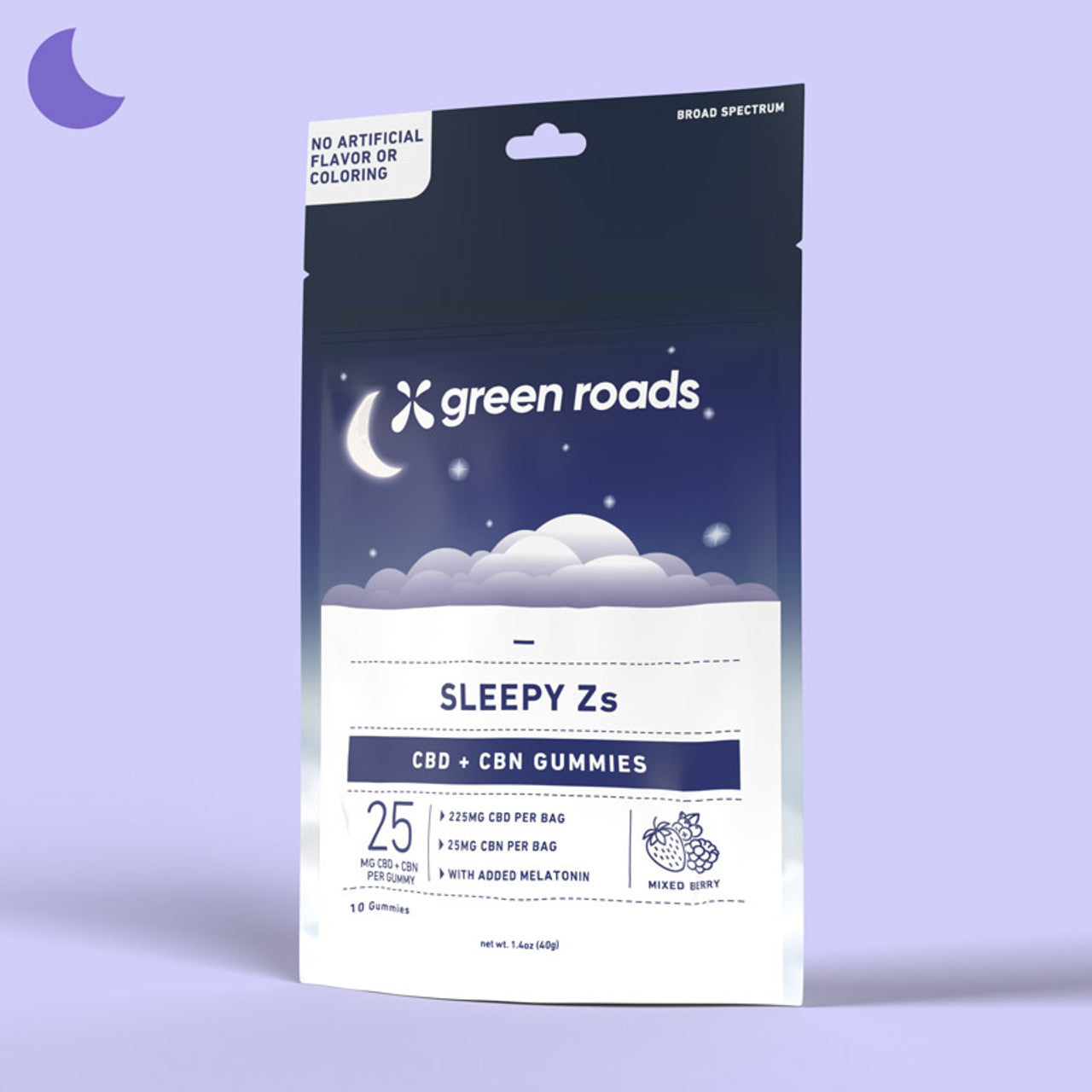 Green Roads Sleepy Zs CBD + CBN Gummies - (4 Pack)