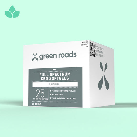 Green Roads Full Spectrum CBD Softgels 750mg 30ct Pack of 4 - Wholesale CBD Pills