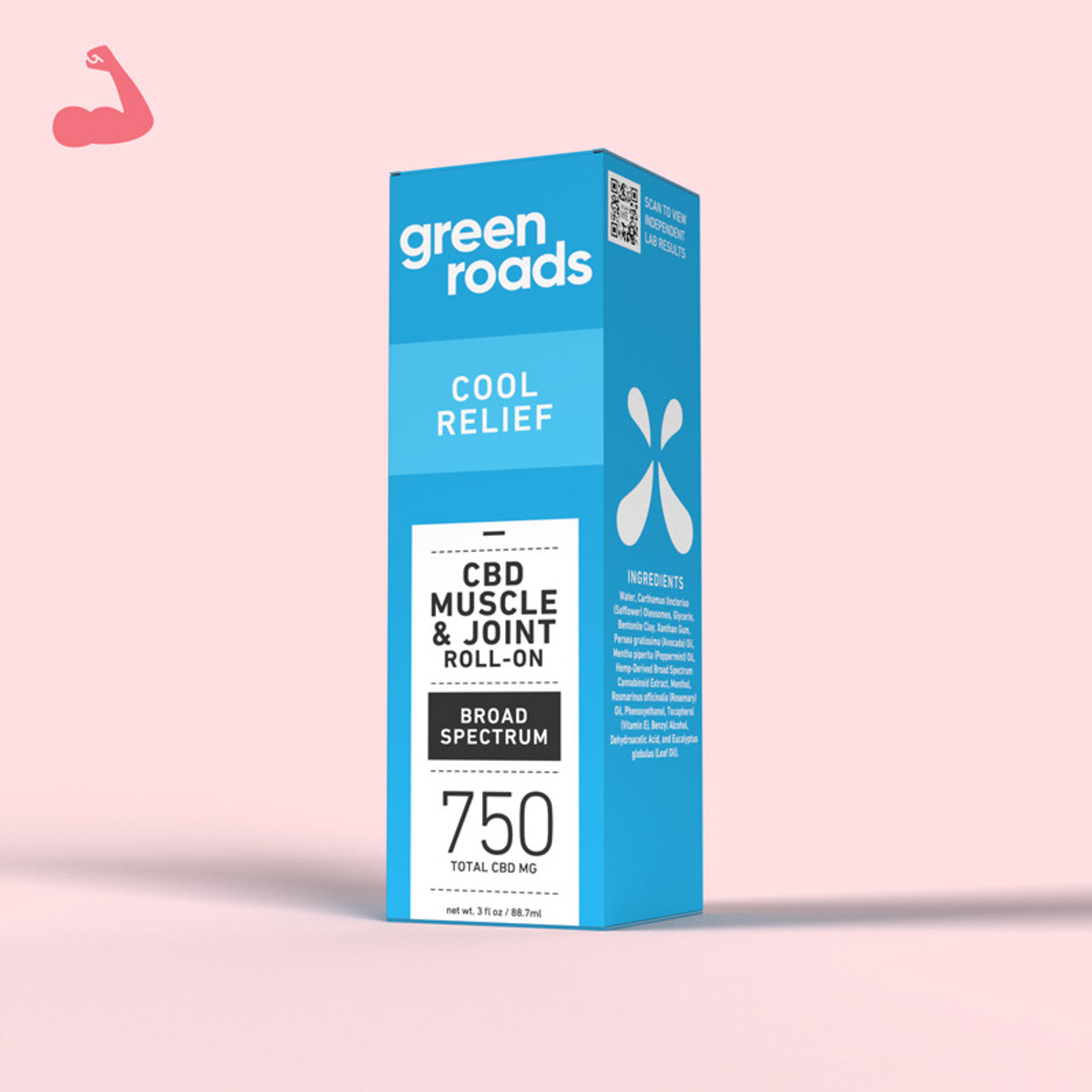 Green Roads CBD Roll-On 200mg 4 Pack - Wholesale Menthol Muscle Joint Relief