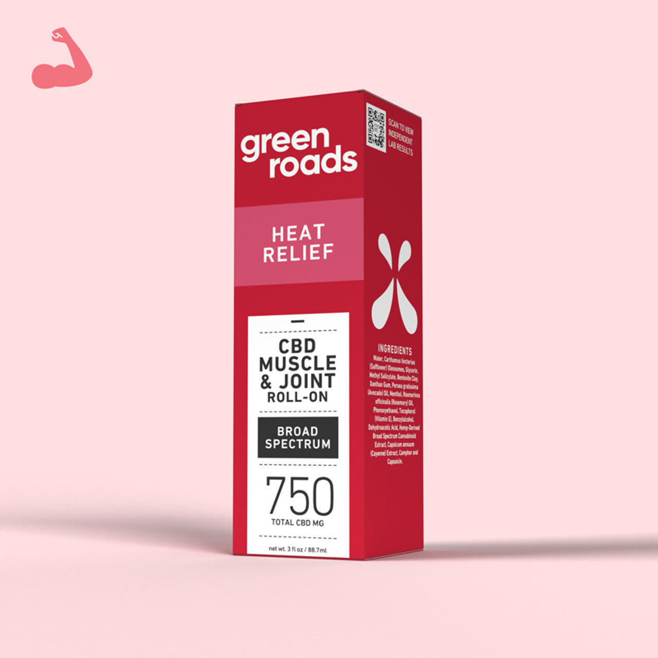 Green Roads CBD Roll-On 200mg 4 Pack - Wholesale Menthol Muscle Joint Relief
