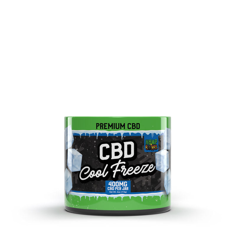 Hemp Bombs CBD Cool Freeze Cream 4oz Pack of 6 - Wholesale Menthol Muscle Relief
