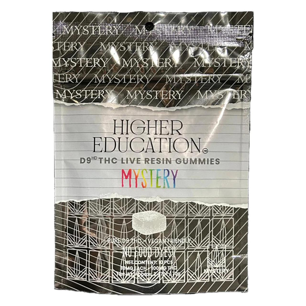 Higher Education D9 Live Resin Gummies 100MG - 10 Count Delta-9 THC
