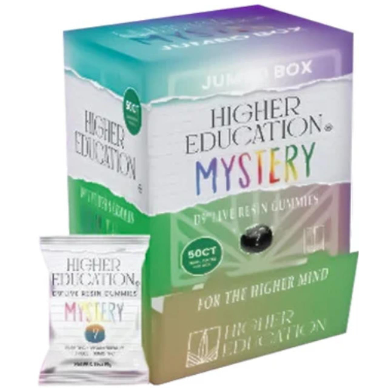 Higher Education D9 THC Live Resin Gummies 1500MG -50CT