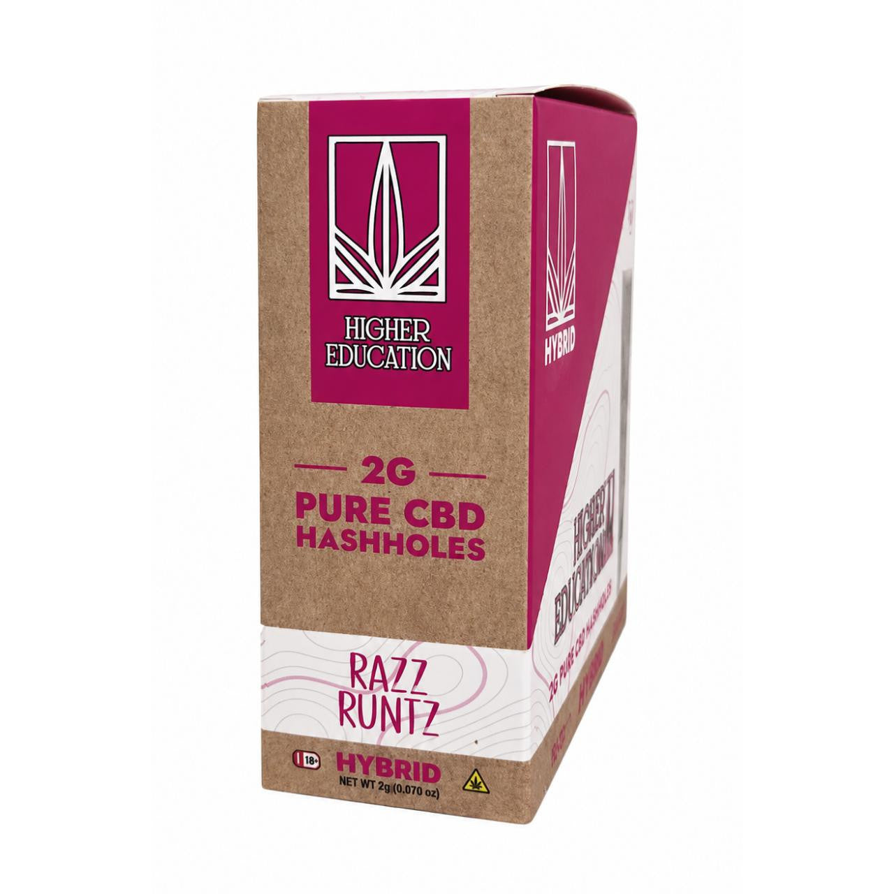 Higher Education Pure CBD Hashhole Prerolls 2G -1CT