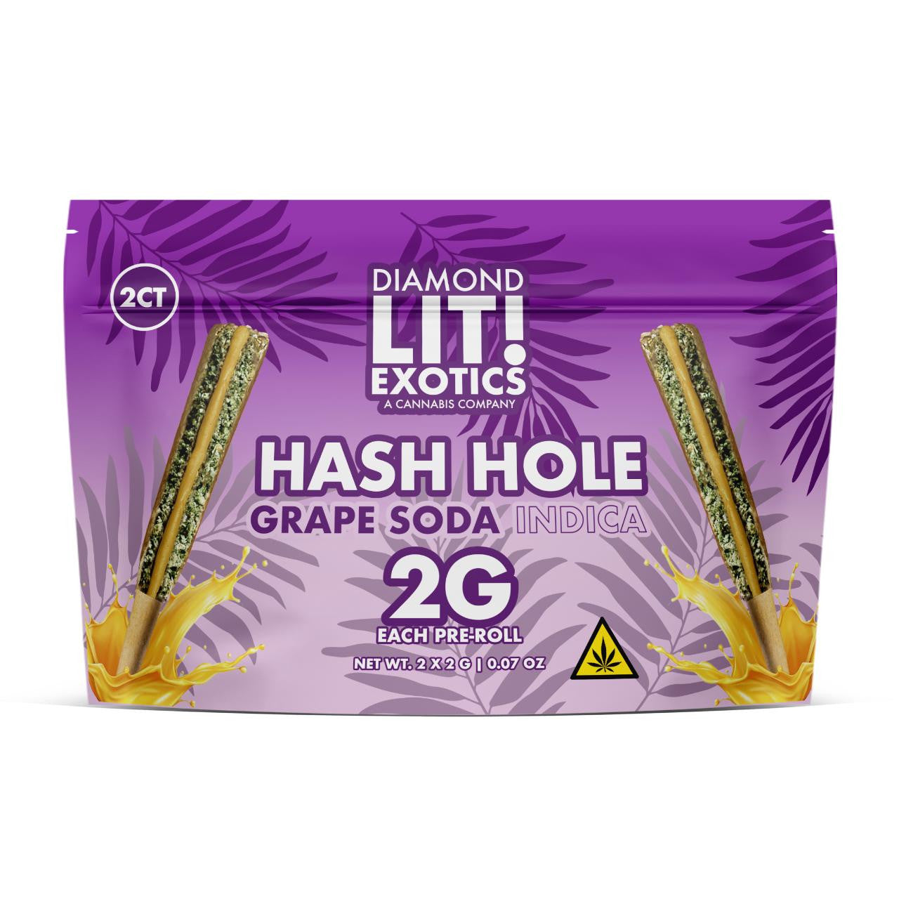 LIT Exotics Diamond Hashole Prerolls 2G 2CT