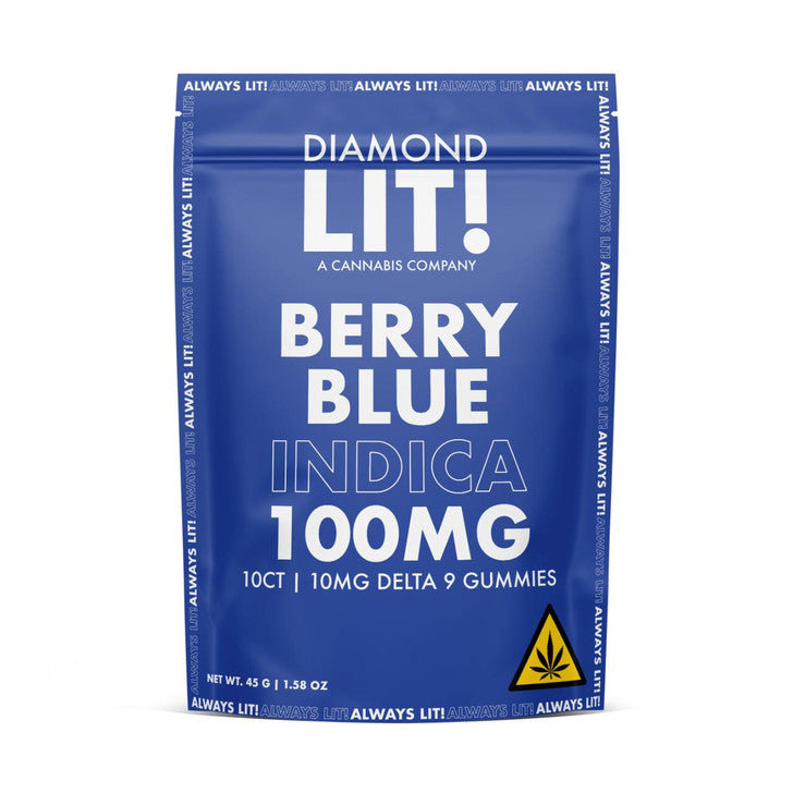 LIT THC Gummies 100MG 1PK-10CT