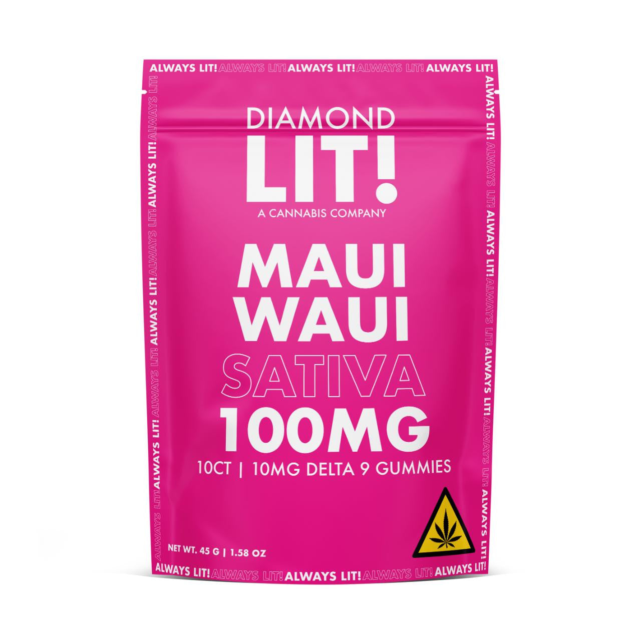 LIT THC Gummies 100MG 1PK-10CT