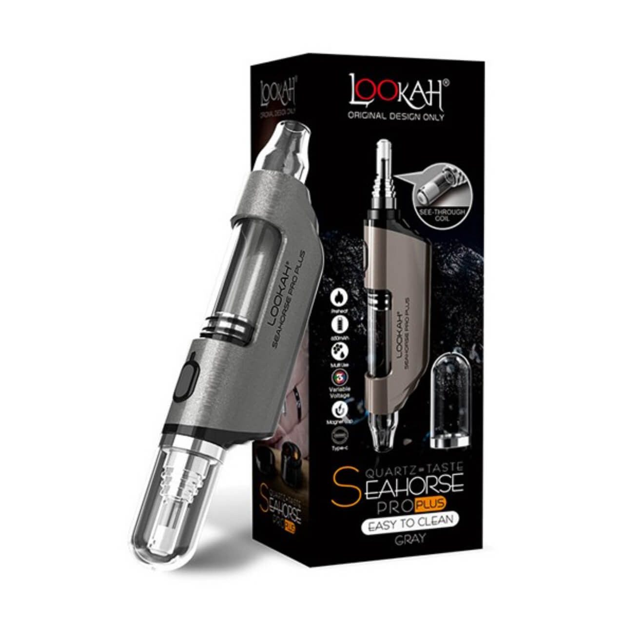 Lookah Seahorse Pro Plus Kit 650mAh - Wholesale Portable Dab Pen Nectar Collector
