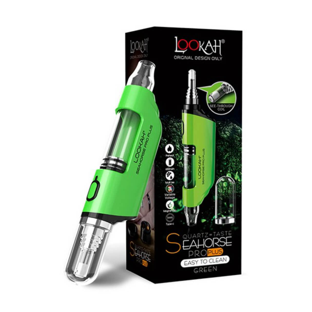 Lookah Seahorse Pro Plus Kit 650mAh - Wholesale Portable Dab Pen Nectar Collector