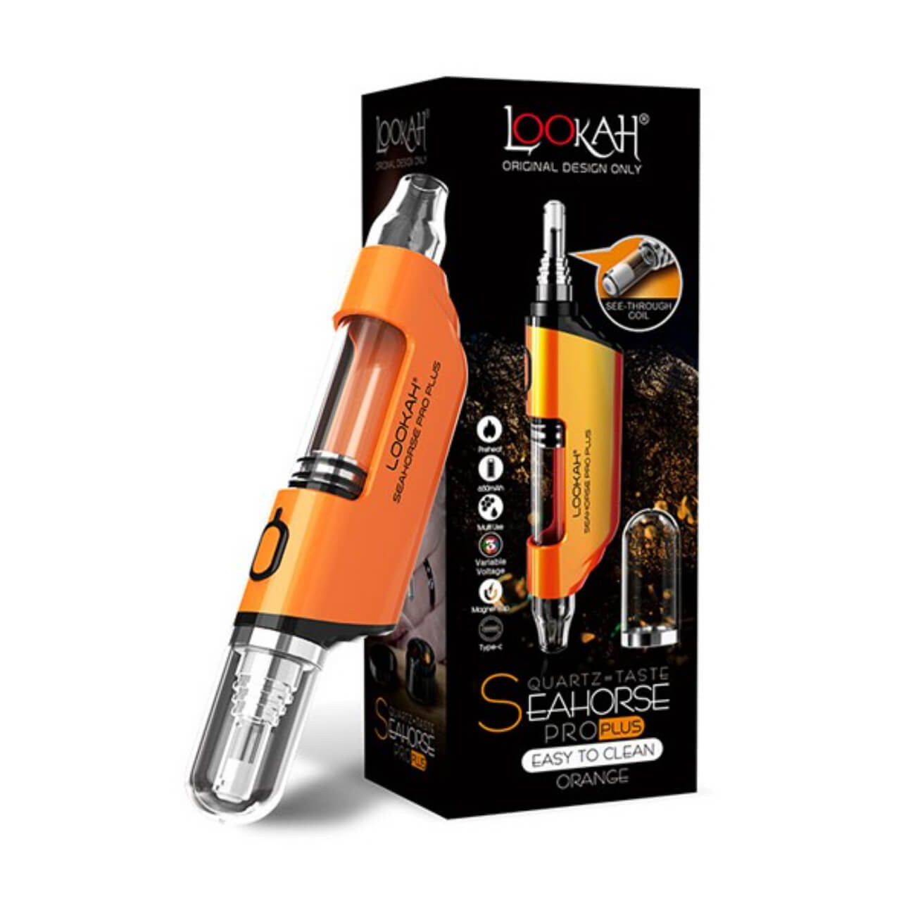 Lookah Seahorse Pro Plus Kit 650mAh - Wholesale Portable Dab Pen Nectar Collector