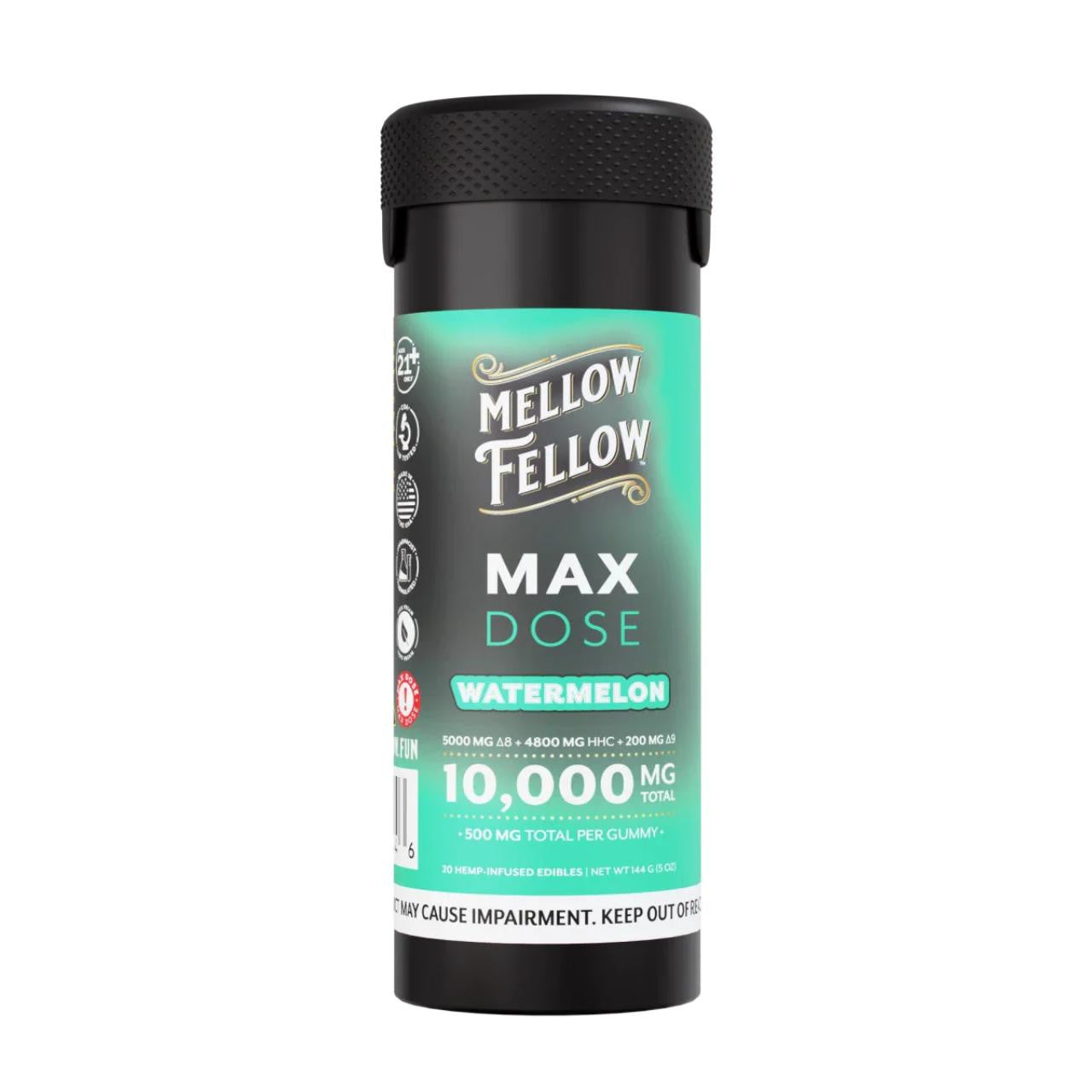 Mellow Fellow Max Dose Gummies 10000MG