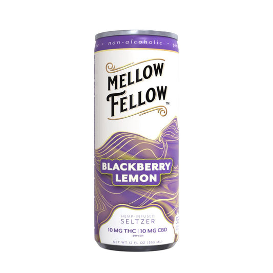 Mellow Fellow Seltzer D9+CBD Beverages 20MG