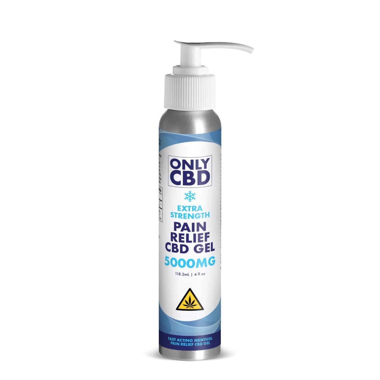 Only CBD Extra Strength Pain Relief Gel 5000mg - Wholesale Muscle Joint Topical