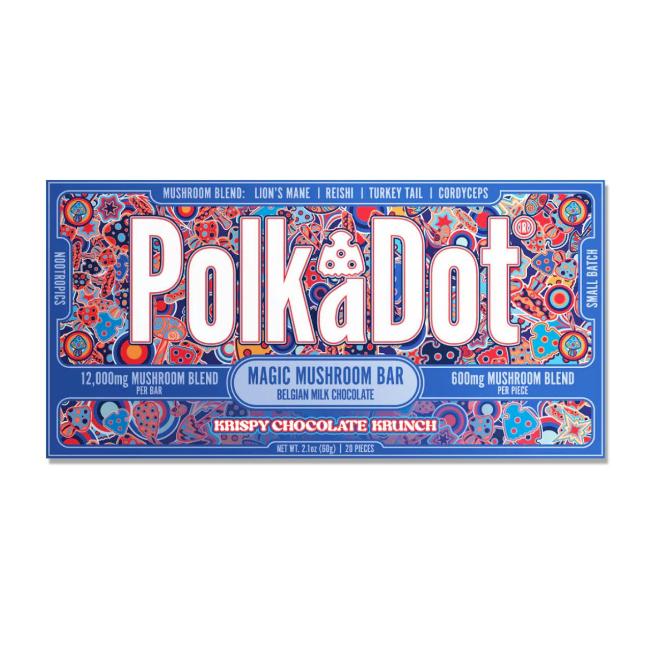 Polk A Dot Mushroom Chocolate Bar - 12000MG