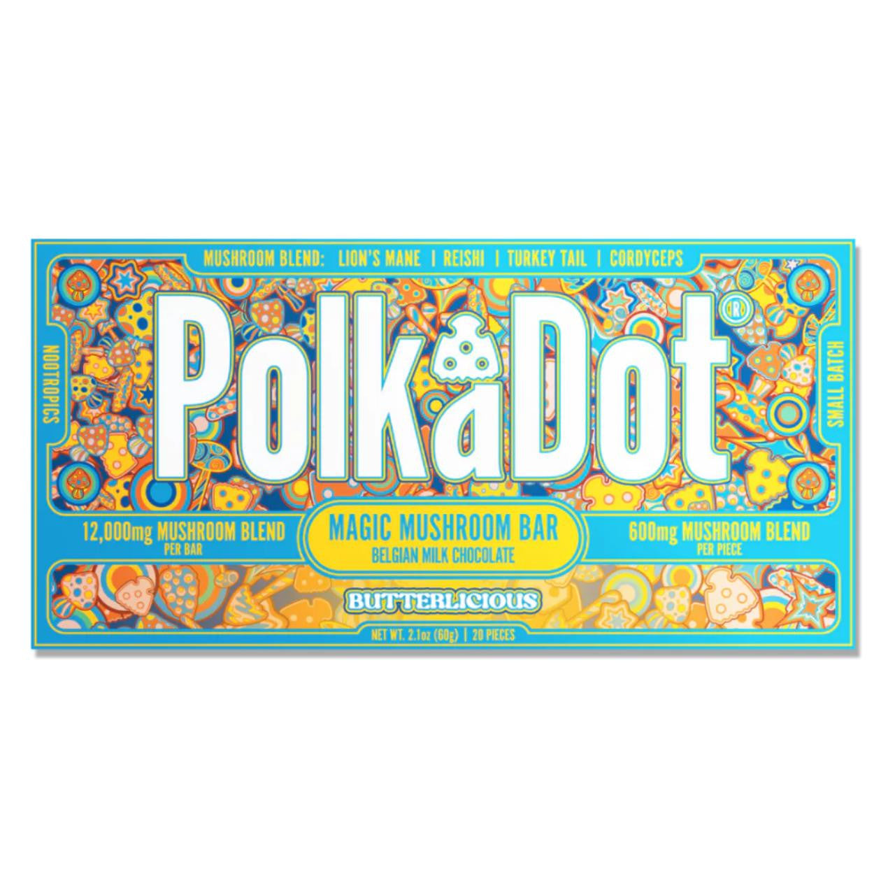 Polk A Dot Mushroom Chocolate Bar - 12000MG