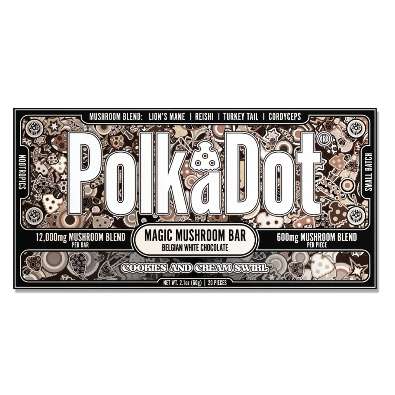 Polk A Dot Mushroom Chocolate Bar - 12000MG