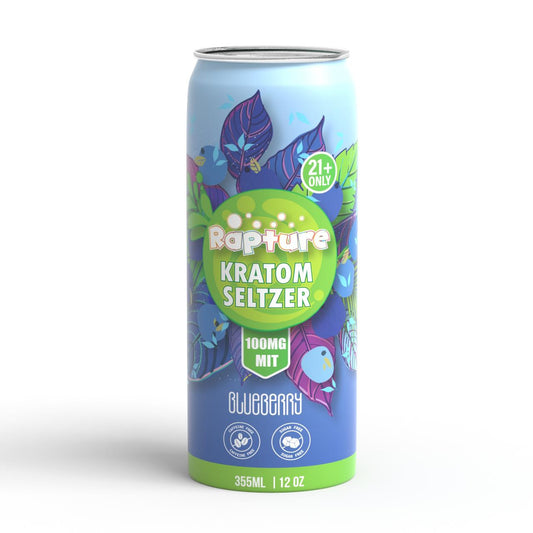 Rapture Kratom Seltzer 12 OZ -100 MIT