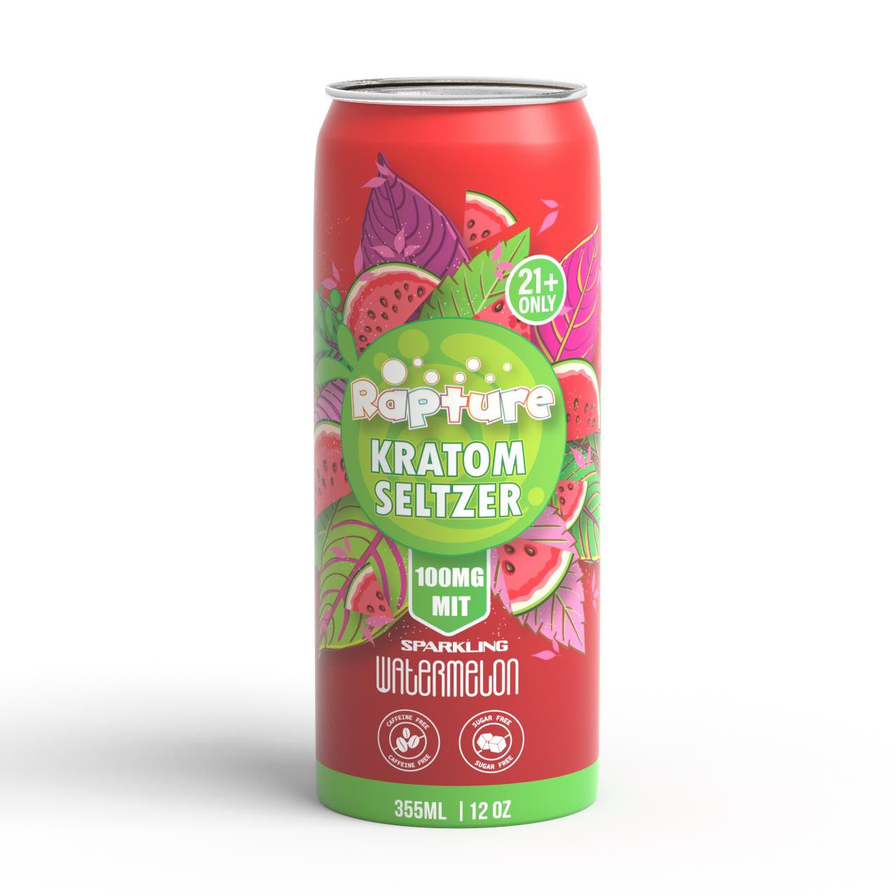 Rapture Kratom Seltzer 12 OZ -100 MIT