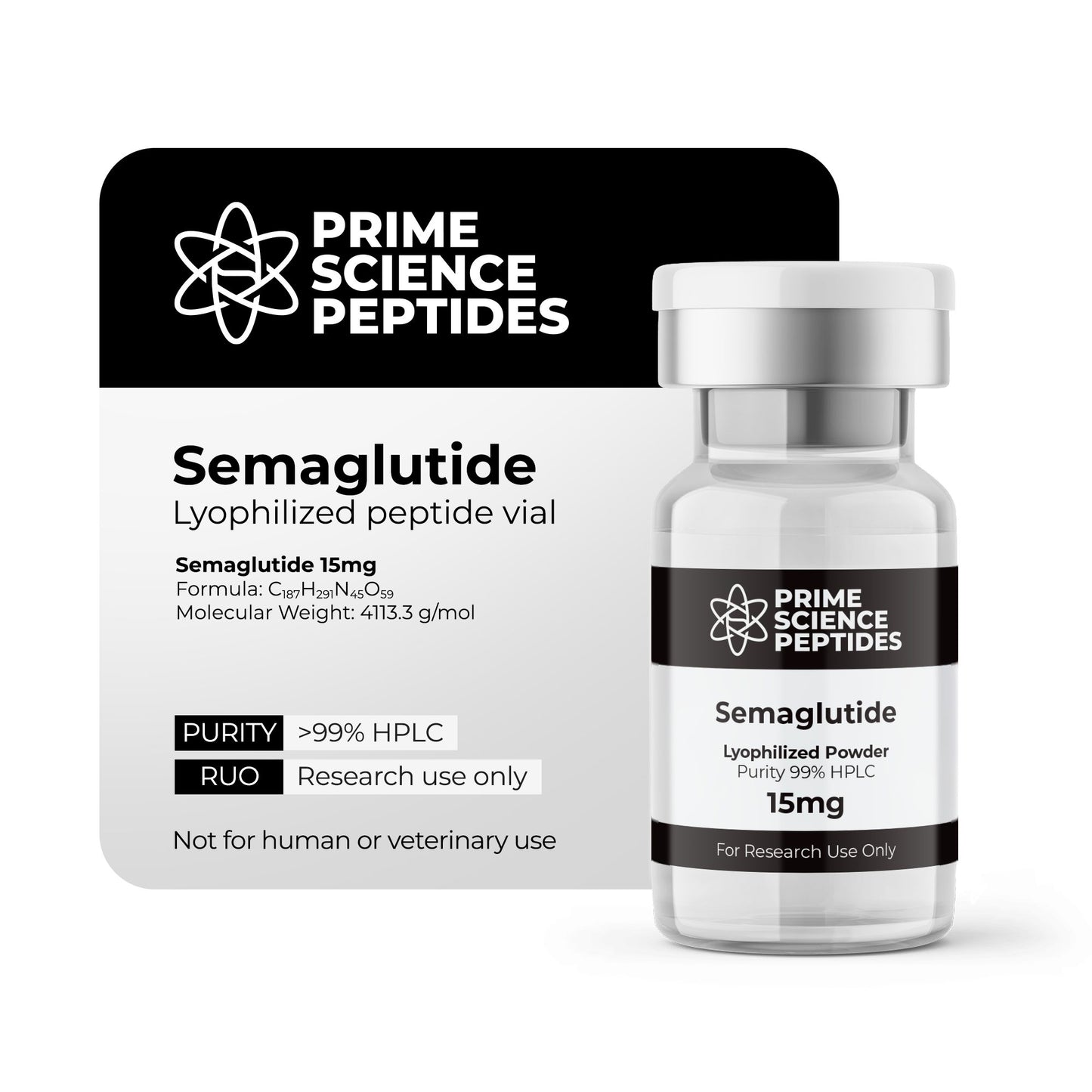 Sema GLP-1 2mg-50mg | Purity 99% HPLC (10 Pack)