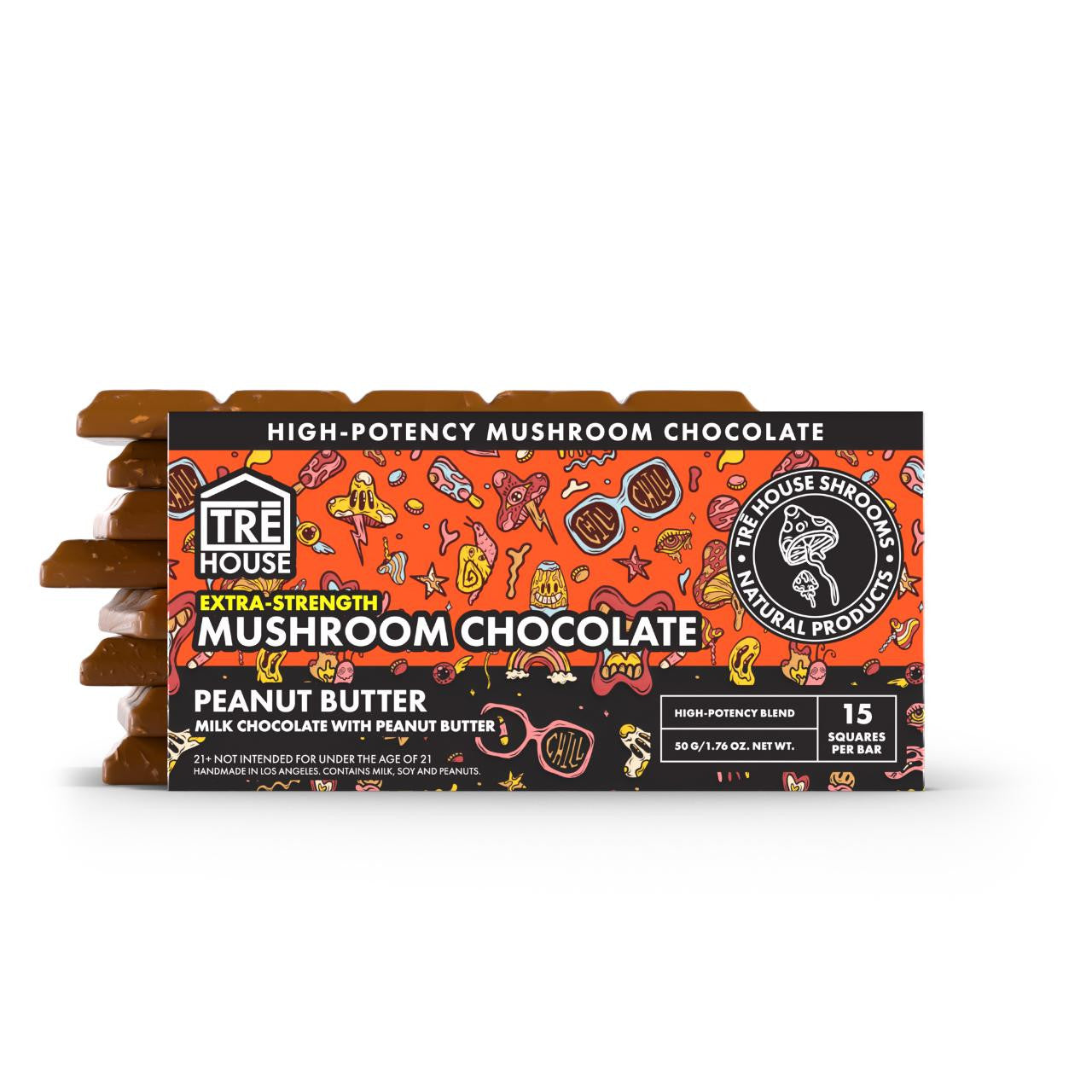 TRE House Extra Strength Microdose Chocolate Bar (BOX OF 10)