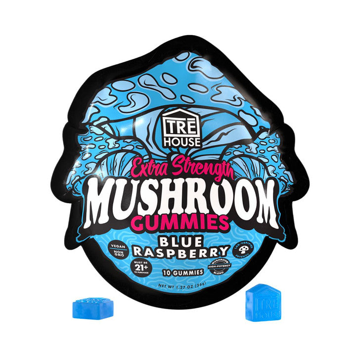 TRĒ House Extra Strength Magic Mushroom Blend Gummies - 10 Count Box