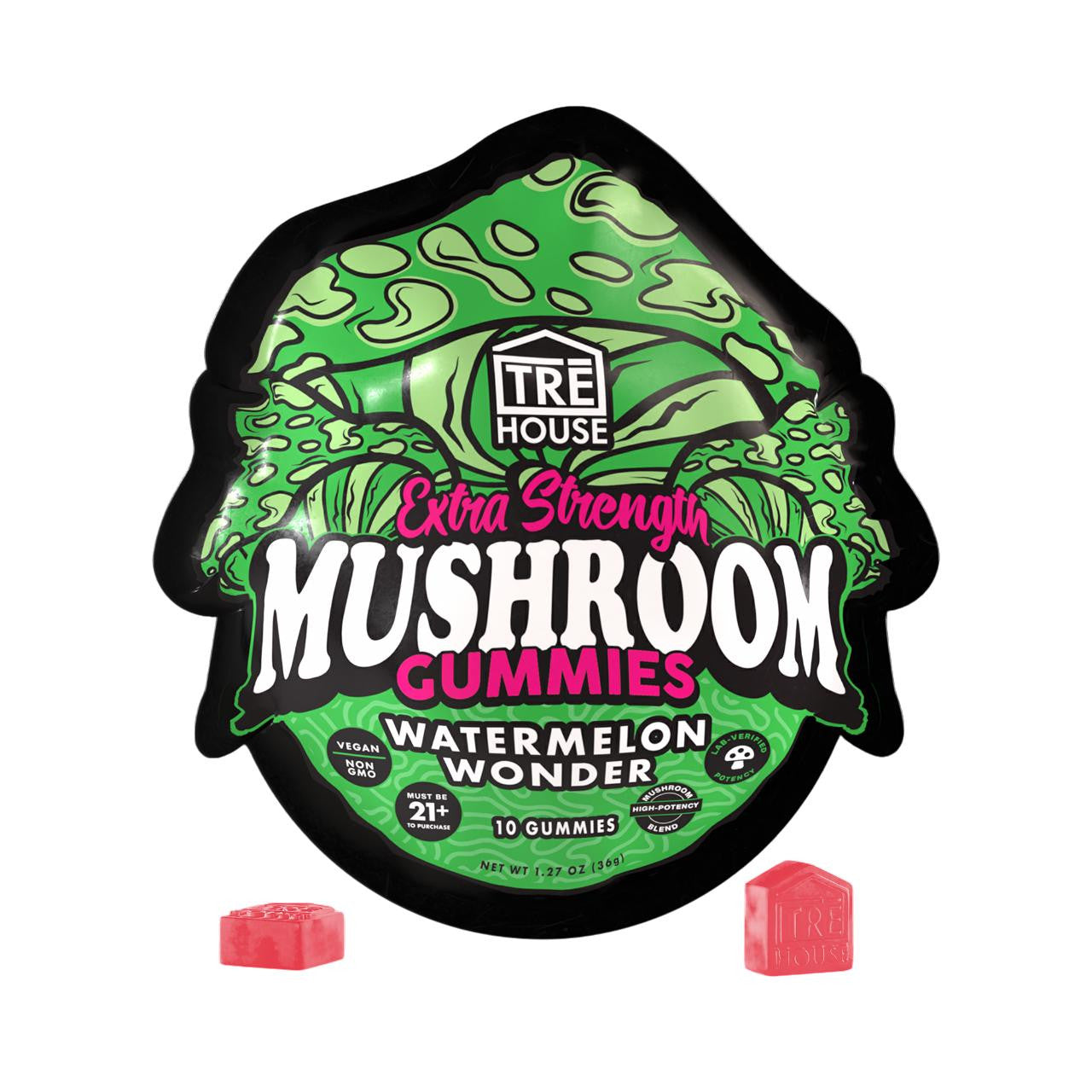 TRĒ House Extra Strength Magic Mushroom Blend Gummies - 10 Count Box