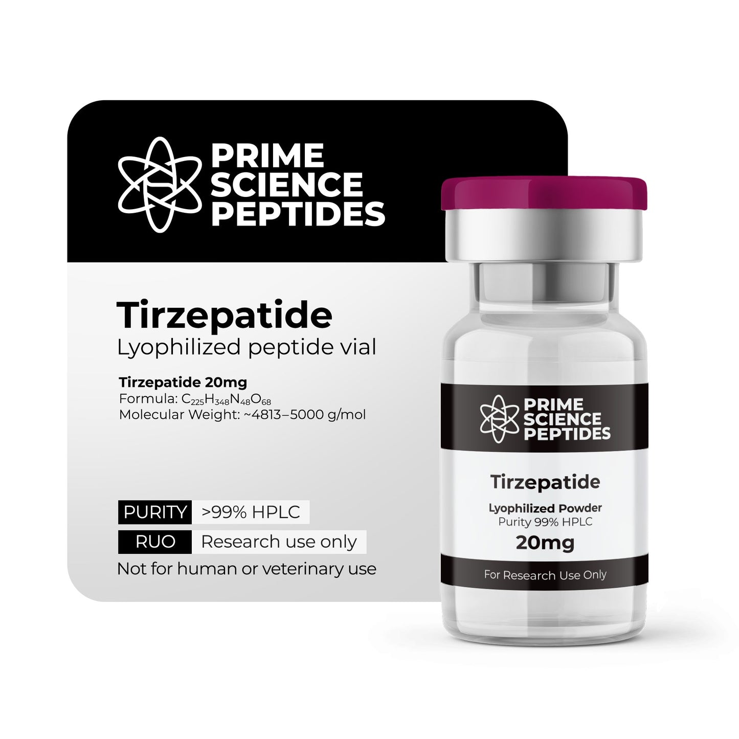 Tirz GLP-2 | Purity 99% HPLC (10 Pack)