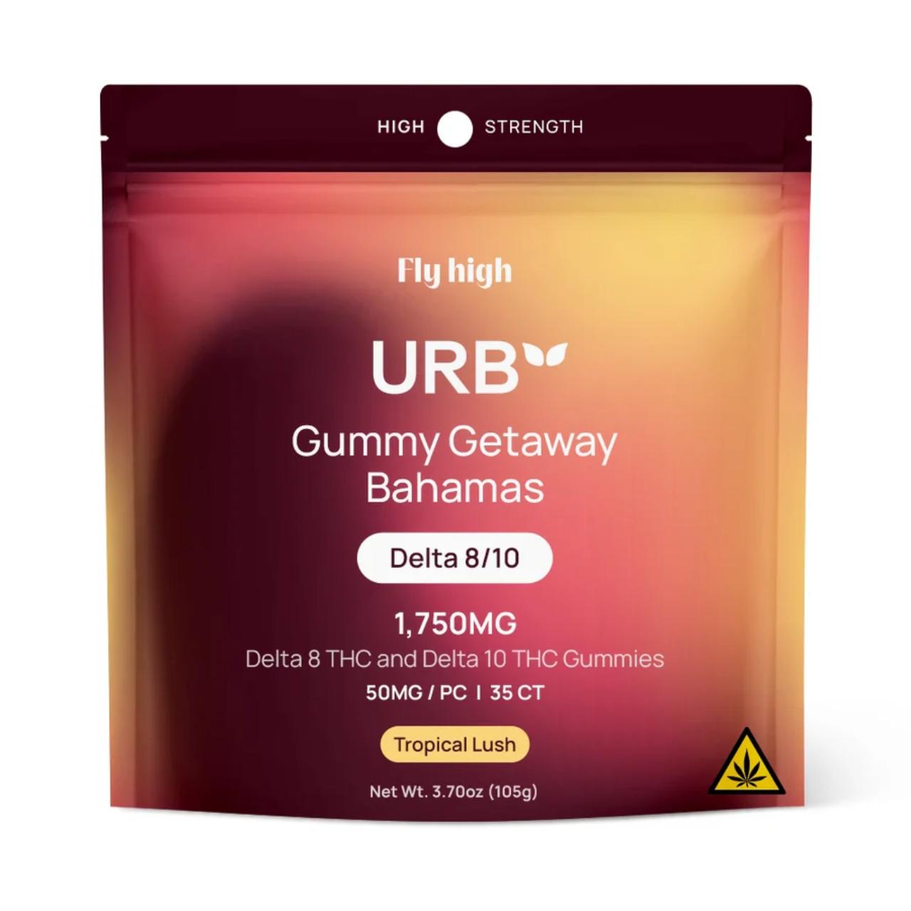 URB Gummy Getaway Bahamas 1750mg 35ct Gummies