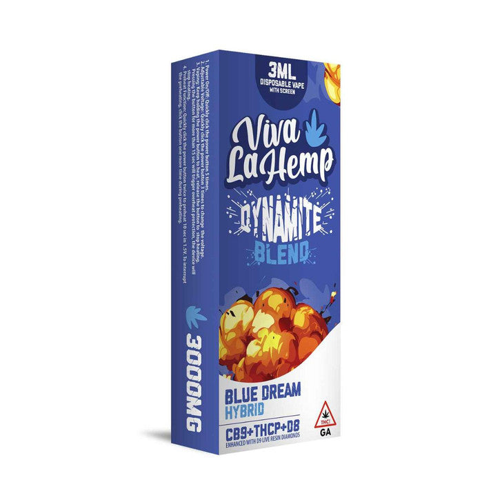 Viva La Hemp Dynamic Blend Disposable W/Screen 3ML