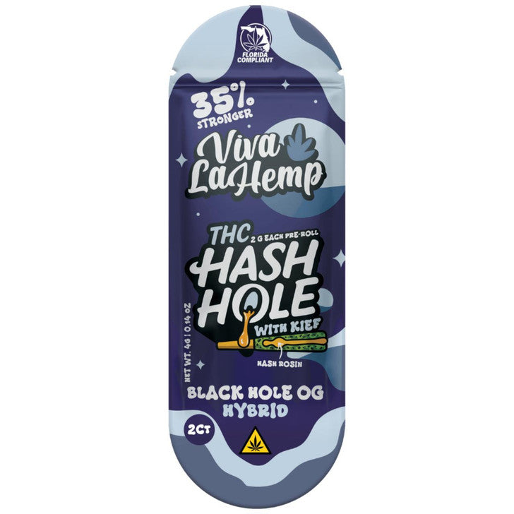 Viva La Hemp Kief Hash Hole PreRolls 2G 2PK